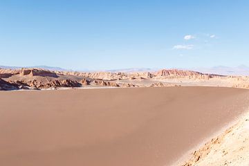 Sand- und Felsenlandschaft des Mondtals (Valle de la Luna) im Atac von WorldWidePhotoWeb
