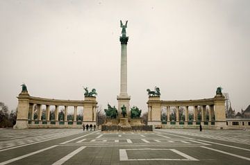 Boedapest plein (Hongarije) van Olivier Van Acker