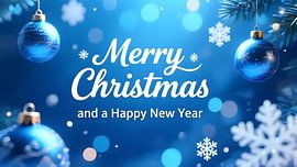 Blue festive reflections by Jean Pierre