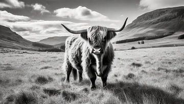 Highland cow in Scotland by Mustafa Kurnaz