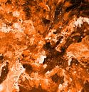 Feuer im Universum in Orange von KW Malerei Miniaturansicht