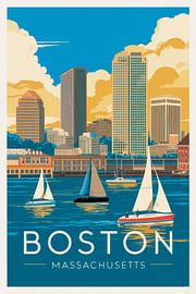 Boston, Massachusetts von Poster Art Shop