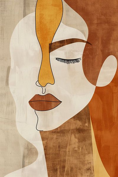 Inner Peace in Abstract Beauty by Color Square