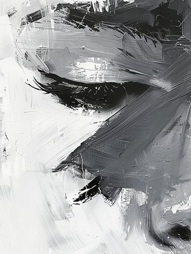 Modernes abstraktes Porträt