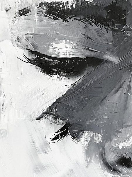 Modernes abstraktes Porträt von SPEQ ART