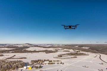 Winter sneeuw drone van Johnny Flash