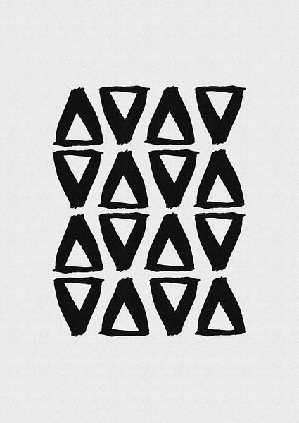 Black and White Abstract II by Orara Studio
