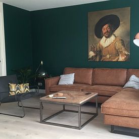 Customer photo: The cheerful drinker, Frans Hals, on canvas