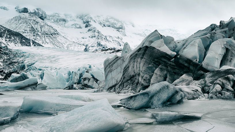 Gletscher Svínafjellsjökull - Island von Gerald Emming