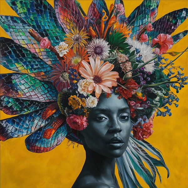 Jaune - beige - nature, beauté portraits féminins 07 par Samuel Richter