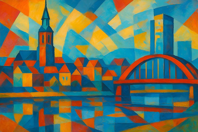 Nijmegen, Pays-Bas peinture. par Johannes