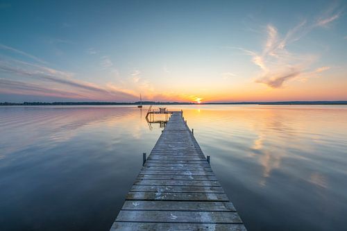 Sonnenuntergang an der Ostsee von Peter Kuipers