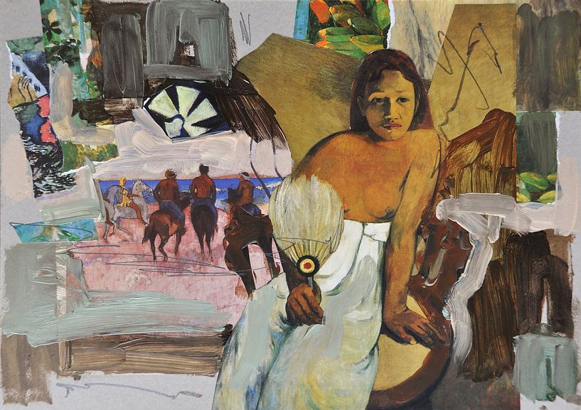 Homage aan Paul Gauguin van Nop Briex