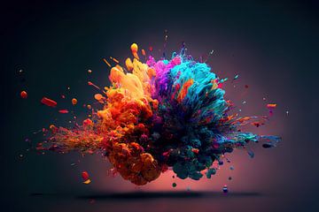 Kleurexplosie van Horst Dreisbach