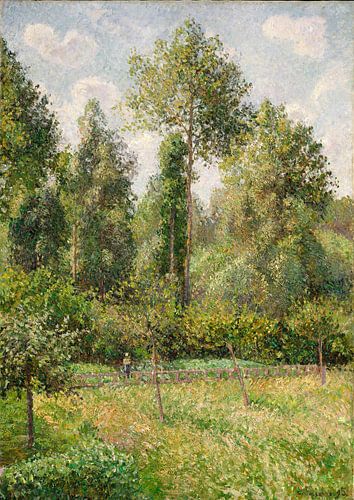 Populieren, Eragny, Camille Pissarro