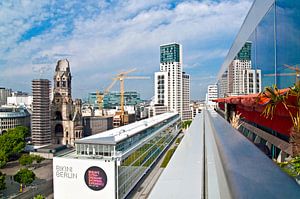 Panorama du centre-ville de Berlin-Ouest 