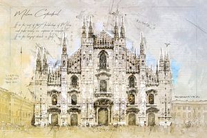 Kathedrale, Mailand von Theodor Decker