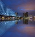 Rotterdam night reflections van Ilya Korzelius thumbnail