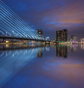 Rotterdamer Nacht-Reflexionen von Ilya Korzelius