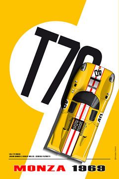 Lola T70 Bongrip, Monza 1969 van Theodor Decker