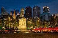 Den Haag: 't Plein in de Avond van Erik Brons thumbnail