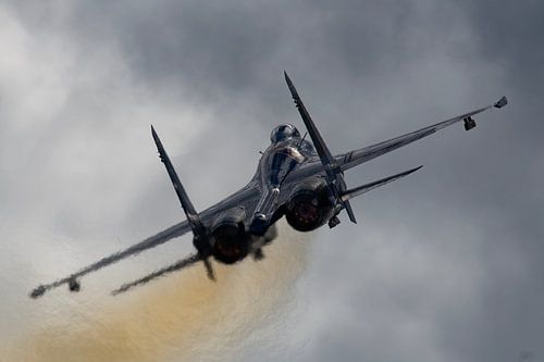 Su-27 demonstratie vlucht