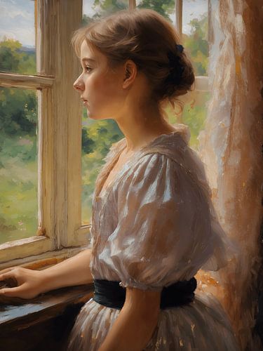 Impressionistisch kunstwerk Het verlangen