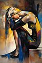 Woman | Whispering Colors of Silence by Wonderful Art thumbnail
