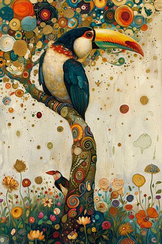 Toucan on sentry post by Whale & Sons