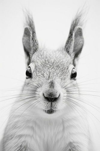 Eekhoorns - zwart-wit fotografie voor natuurliefhebbers
