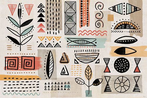 Tribal Tones I, Veronique Charron