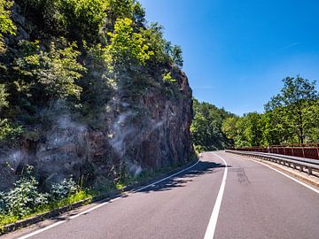 Landweg in het Harz gebergte met rotsen van Animaflora PicsStock
