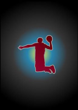 Basketball in pop art by IHSANUDDIN .