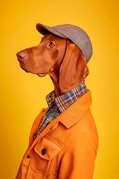 Redbone Coonhond van Poster Art Shop