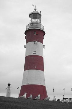Plymouth Lighthouse van Jennifer De Cock