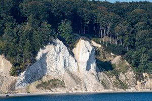 Côte de craie, falaises de craie Parc national de Jasmund sur l'île de R�