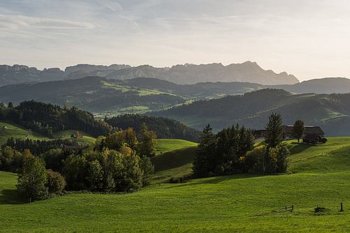 Alpstein-gebergte met Säntis