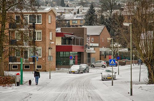 Dr, Ottenstraat Simpelveld in de sneeuw