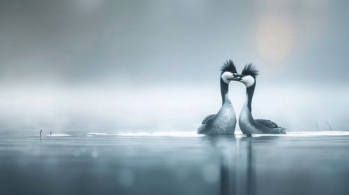 L'enchantement des oiseaux d'eau au printemps