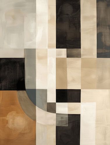 Abstrakte Formen im Artdeco-Stil