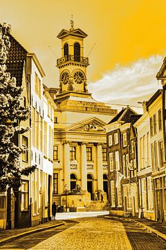 Town Hall of Dordrecht Netherlands Gold