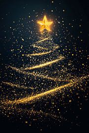 Christmas tree glamour by Poster Art Shop
