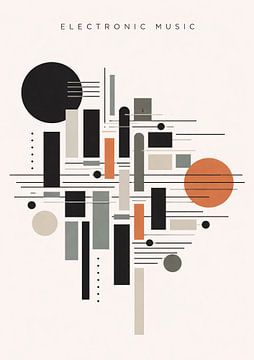 Elektronische Musik Abstrakte Geometrie von irgian firmansyah