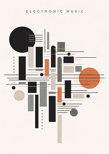 Elektronische muziek Abstracte geometrie
