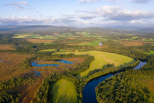 Arial photo Noorwegen