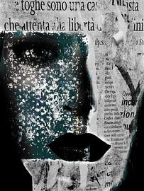 The face and the news von Gabi Hampe