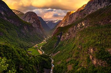 Stalheim-Ansicht, Norwegen [2] von Adelheid Smitt