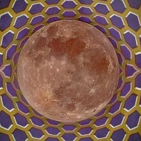 MAANVOLLE Maan De volle maan Driedimensionaal van Borgo San Bernardo