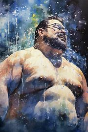 Molliger Mann von BEARpictureart