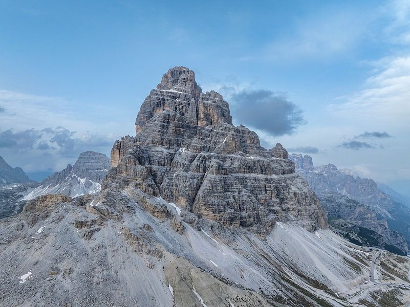 Montagnes Tre Crime ou Drei Zinnen dans les Dolomites Italie par Sjoerd van der Wal Photographie